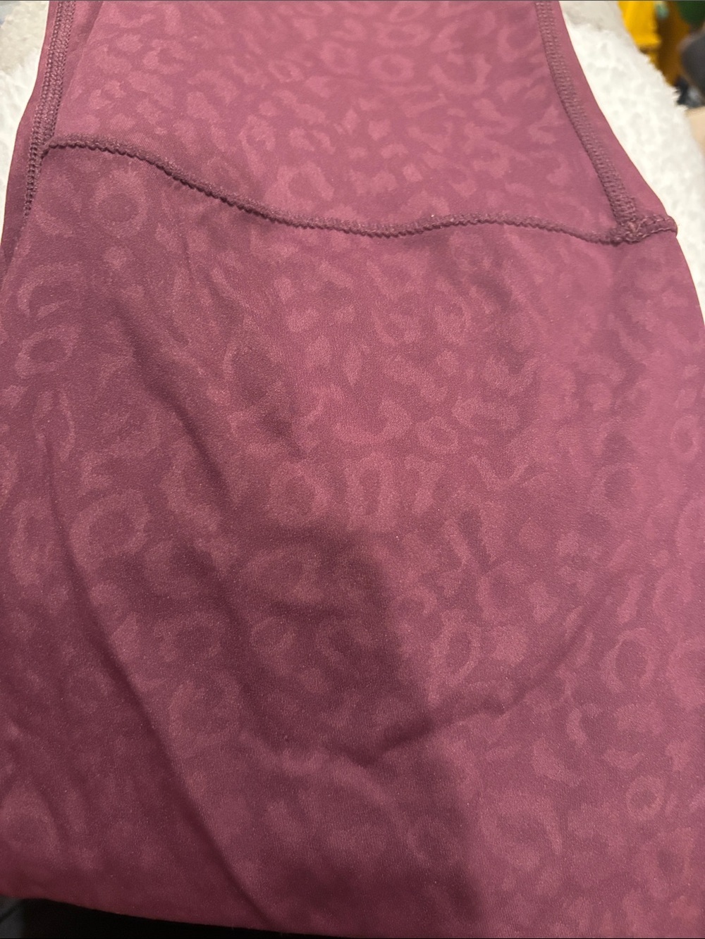 Gymshark maroon cheetah print leggings size medium - Picture 6 of 6
